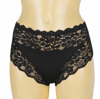 6-Pack J&amp;C Dames tailleslip met kant H805 Mix