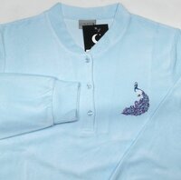 Dames pyjama Lunatex badstof 12-4206 - Blue