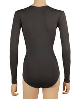 Dames katoenen body 6860  J&amp;C met lange mouw Bruin