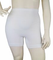 Dames Panty Slip met lange pijpen  Con-Ta 100%  katoen Wit