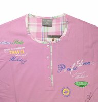 Dames pyjama 100% katoen Normann Roze