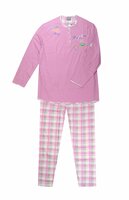 Dames pyjama 100% katoen Normann Roze