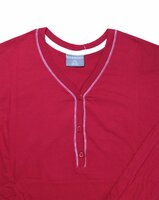 Dames pyjama 100% katoen Normann Rood