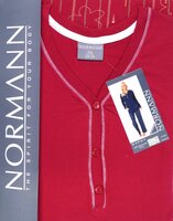 Dames pyjama 100% katoen Normann Rood