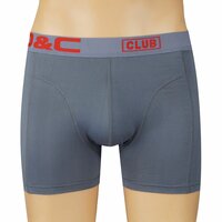 4485 3-pack polyamide/microfiber Heren boxershorts Marine/Blauw/Grijs