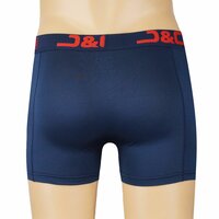 4485 3-pack polyamide/microfiber Heren boxershorts Marine/Blauw/Grijs