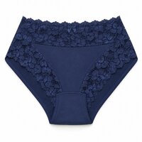 6-Pack J&amp;C Dames tailleslip met kant H805 Mix