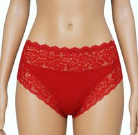 6-Pack J&amp;C Dames tailleslip met kant H805 Mix
