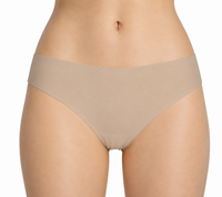 6-pack J&amp;C Naadloze dames string 1701 Huid