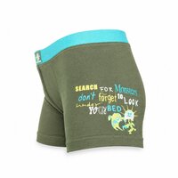 Active Plus Jongens boxershort Legergroen/Lichtblauw