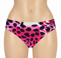 6-pack J&amp;C Naadloze dames string 1707 Roze geprint