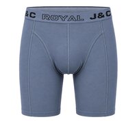 2-pack HEREN BOXERSHORT MET LANGE PIJPEN J&amp;C H162- ass. StoneBlue/SalieGroen