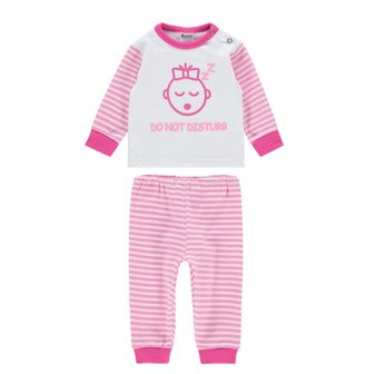 Beeren Baby pyjama M3000 Do not Disturb Roze