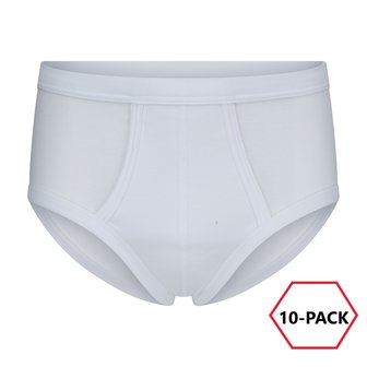 Beeren 10-Pack Heren slips M3000 Wit
