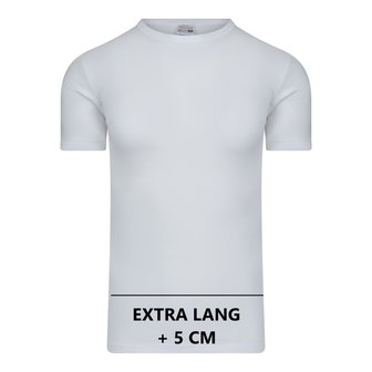 Beeren Extra lang heren T-shirt met O-Hals M3000 Wit