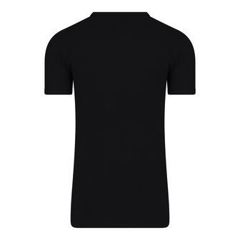 Beeren Extra lang heren T-shirt met O-Hals M3000 Zwart