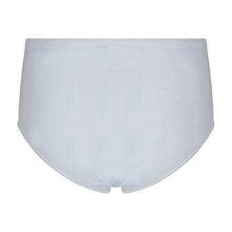 2 pack Beeren dames heupslip (Midi) Briljant Wit