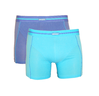 Gino Santi 2-Pack Jongens boxershorts Blauw