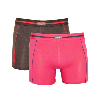 Gino Santi 2-Pack Jongens boxershorts Roze