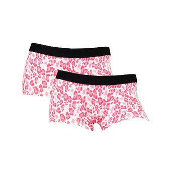 2-Pack Fun2Wear Dames boxershorts Animal Barely Pink