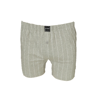 Suaque Heren boxershort Grijs met krijtstreep