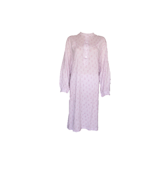 Cocodream Dames nachthemd met lange mouw Roze Waaiers