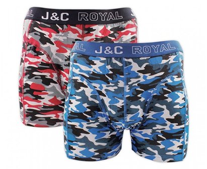 J&amp;C 2-pack Heren boxershorts H235-30050