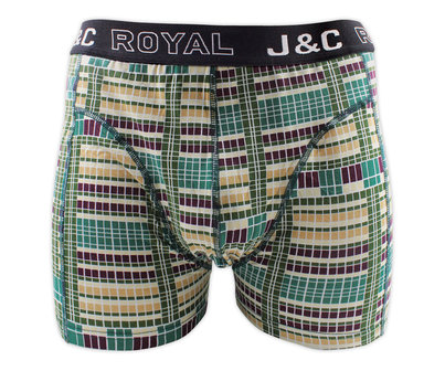 J&amp;C 2-pack Heren boxershorts H240-30050 Red/Moss