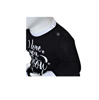 Beeren Baby pyjama &quot;To the Moon&quot; Zwart