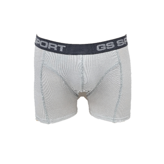 GS Sport Heren boxershort Grijs gestreept