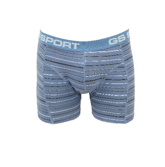 GS Sport Heren boxershort Blauw Zwart gestreept