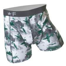 Funderwear Heren boxershort Planes Groen