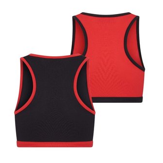 Beeren 2-Pack Mix&amp;Match meisjes hesjes Rood/Zwart