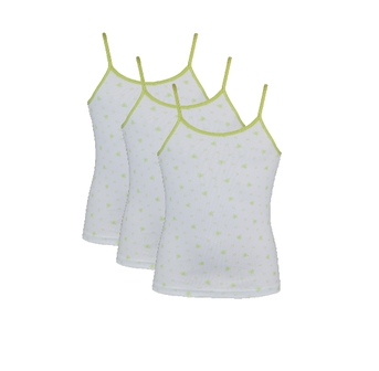Beeren 3-Pack Meisjes hemden Love Lime