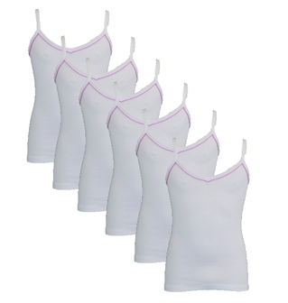 Beeren 6-Pack Meisjes hemden Lizzy Roze