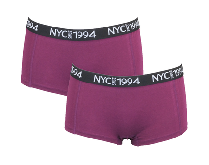 Gionettic 2-Pack Dames shorts Purple