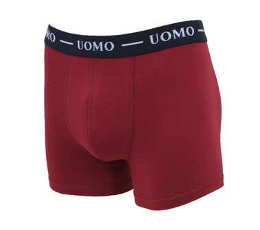 UOMO 3-Pack Heren boxershorts Rood