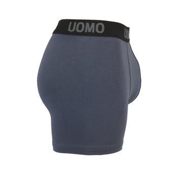 UOMO 3-Pack Heren boxershorts Grijs