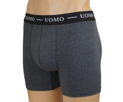 UOMO 3-Pack heren boxershorts Antraciet 