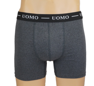 UOMO 3-Pack heren boxershorts Antraciet 