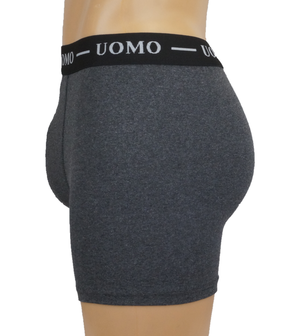 UOMO 3-Pack heren boxershorts Antraciet 