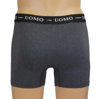 UOMO 3-Pack heren boxershorts Antraciet 