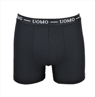 UOMO 3-Pack Heren boxershorts Zwart