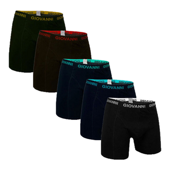 5-pack Giovanni Heren boxershorts assorti 