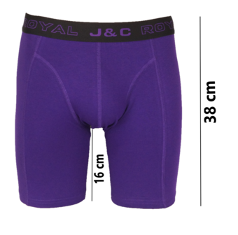 EEN ZEER LUXE EN ELASTISCHE HERENBOXERSHORT MET LANGE PIJPEN J&amp;C