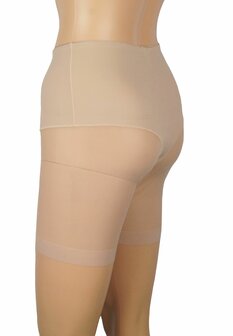 Dames tailleslip J&amp;C met lange pijp licht corrigerend invisible Huid