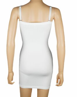 J&amp;C Dames corrigerende jurk met verstelbare bandjes Wit