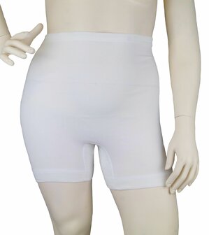 Dames Boxershort TRICOTA met hoge taille en lange pijpen Wit