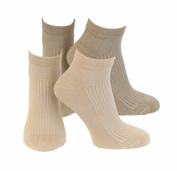 2-Pack Naadloze Bamboe Bikersocks 