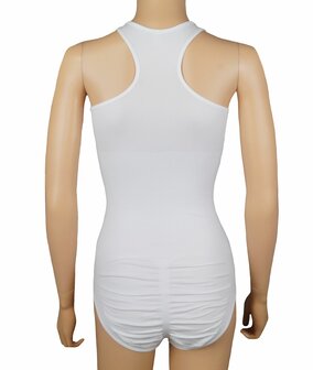 Dames body 90093 J&amp;C met breed schouderbandje corrigerend Wit